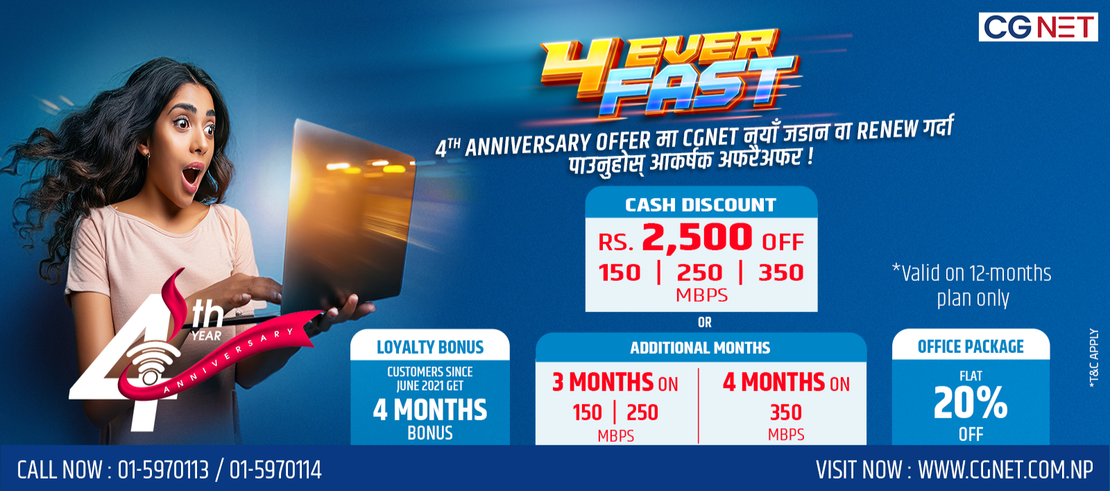 4th anniversary offer